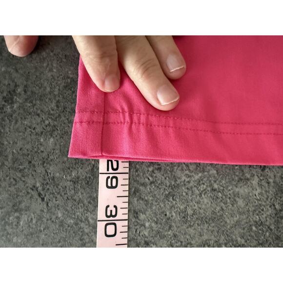 Ashley Stewart Pants Womens 18 Pink Stretch‎ Ankle Slim Fit Dress Work Office - Picture 7 of 9